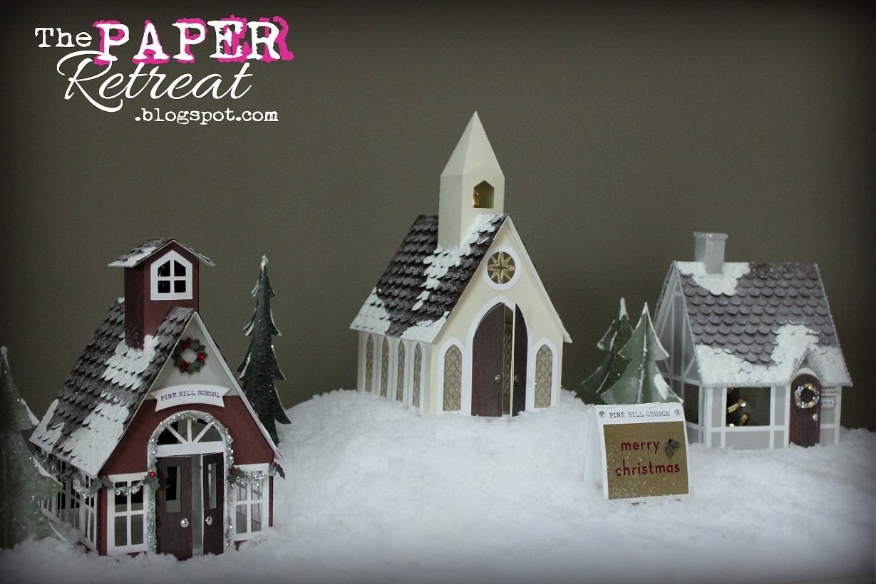 Best ideas about DIY Christmas Villages
. Save or Pin The Paper Retreat A Country Christmas Village & Tutorial Now.