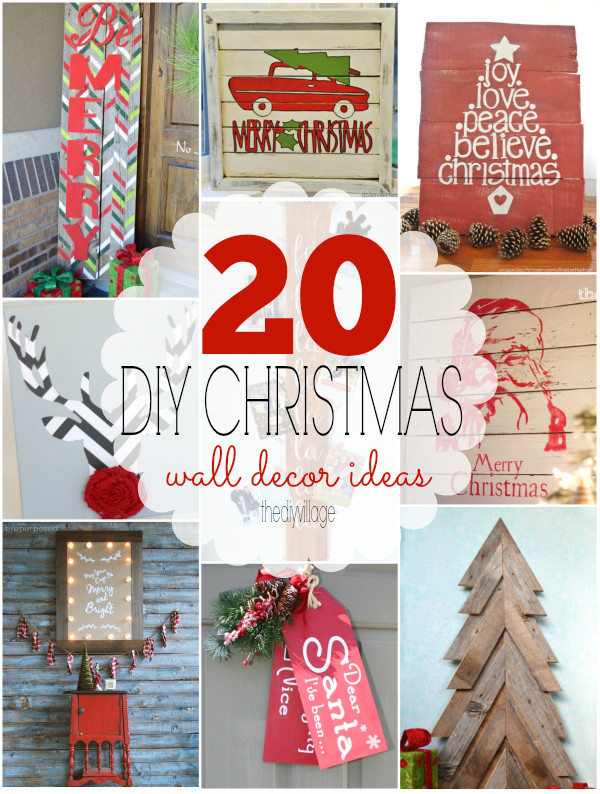 Best ideas about DIY Christmas Wall Decoration
. Save or Pin 20 DIY Christmas Wall Decor Ideas The DIY Village Now.