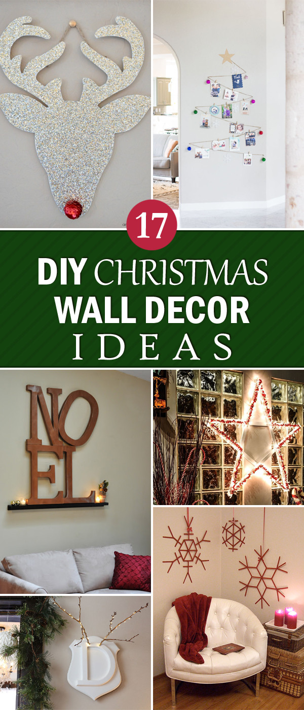 Best ideas about DIY Christmas Wall Decoration
. Save or Pin 17 Creative DIY Christmas Wall Decor Ideas Now.