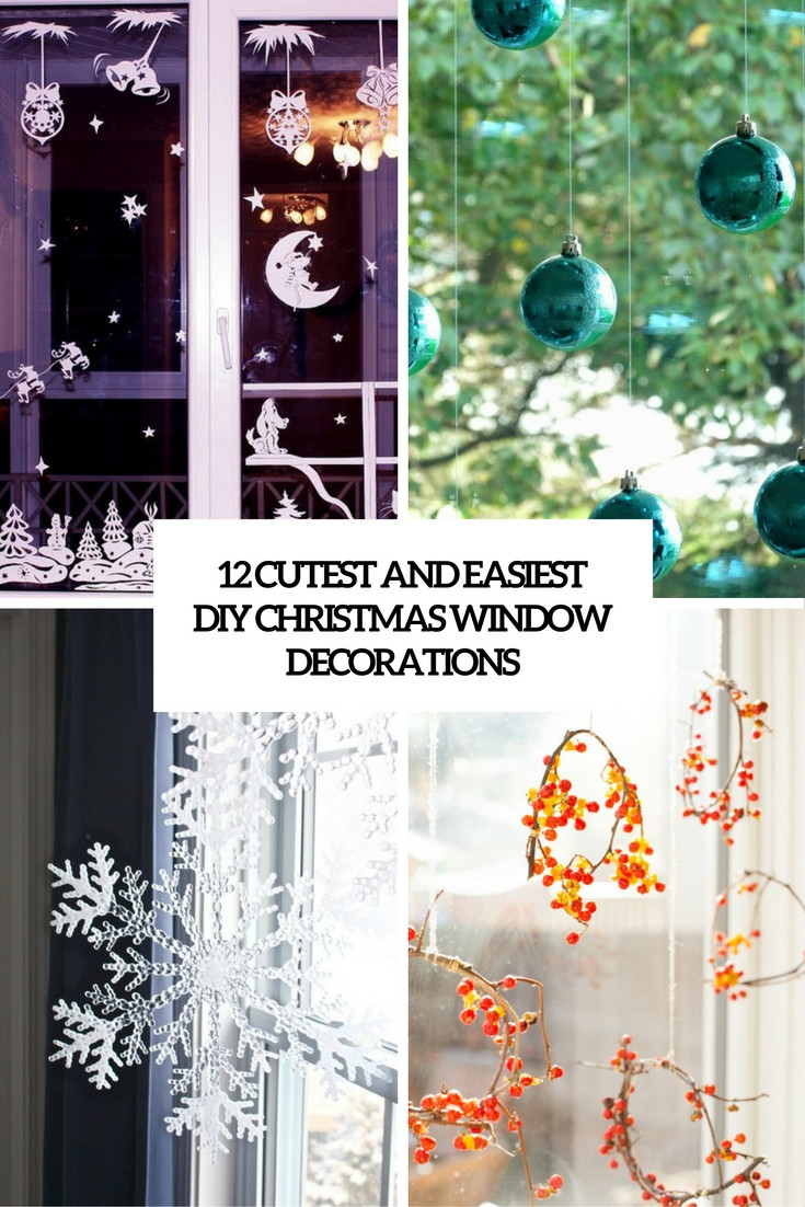 Best ideas about DIY Christmas Window Decorations
. Save or Pin 12 Cutest And Easiest DIY Christmas Window Décorations Now.