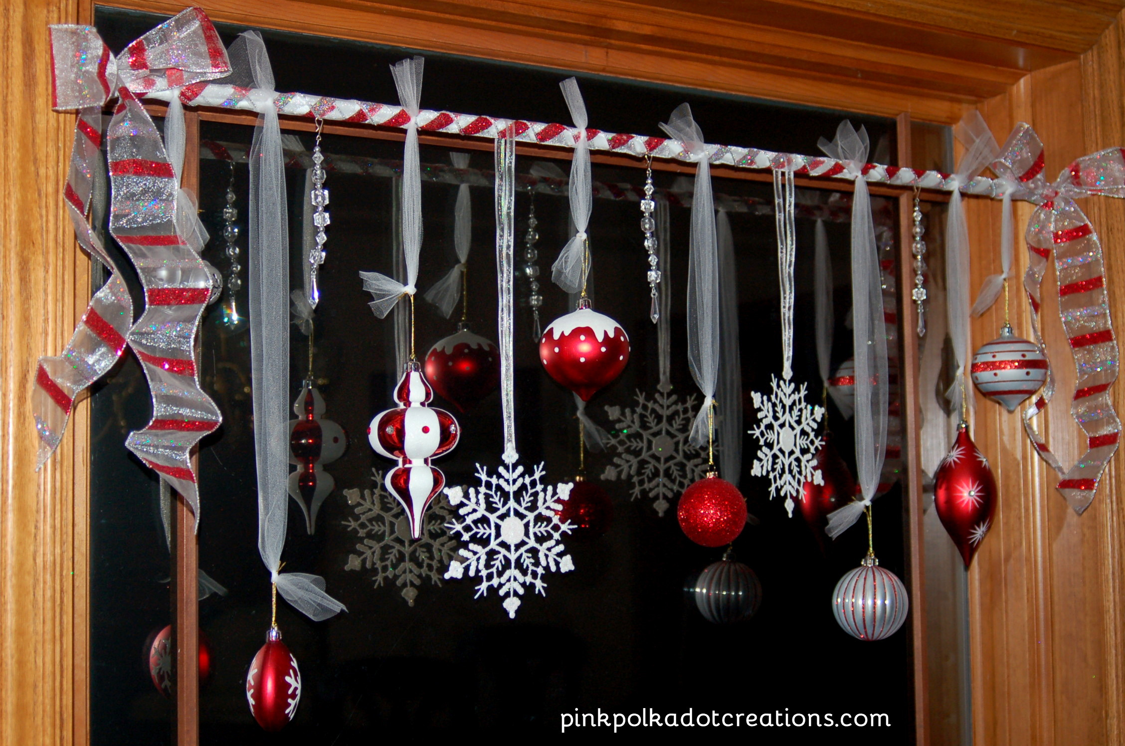 Best ideas about DIY Christmas Window Decorations
. Save or Pin Christmas Window Treatments Pink Polka Dot Creations Now.