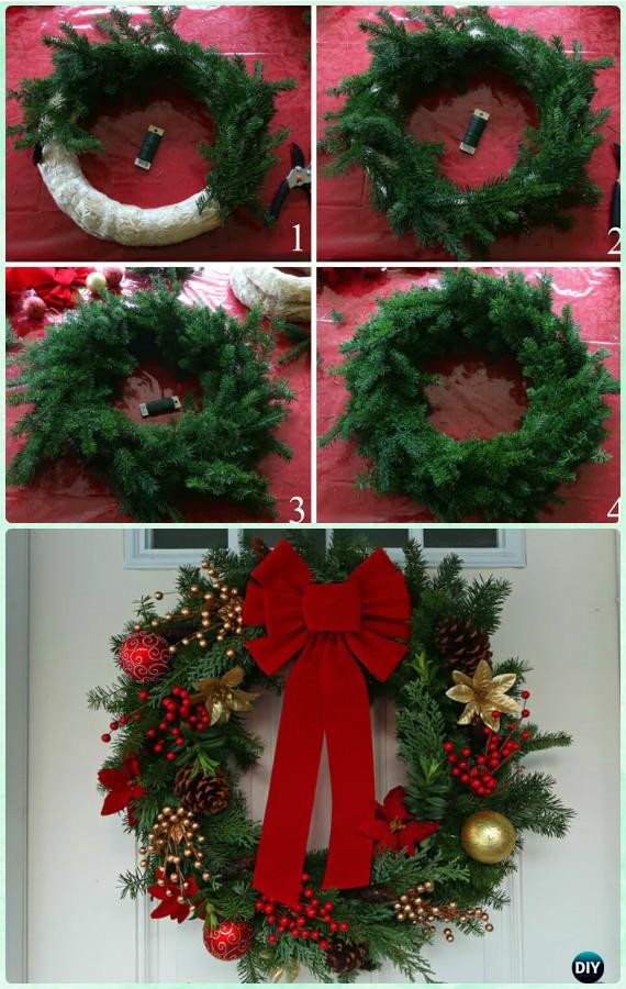 Best ideas about DIY Christmas Wreath Ideas
. Save or Pin DIY Christmas Wreath Craft Ideas Holiday Decoration Now.