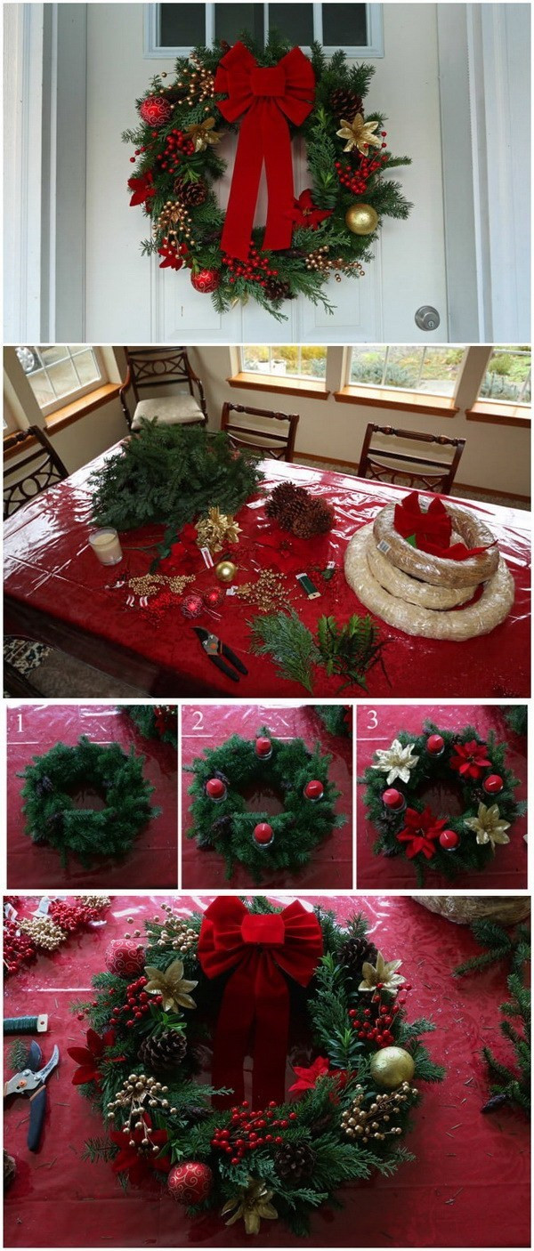 Best ideas about DIY Christmas Wreath Ideas
. Save or Pin 30 Festive DIY Christmas Wreaths with Lots of Tutorials Now.