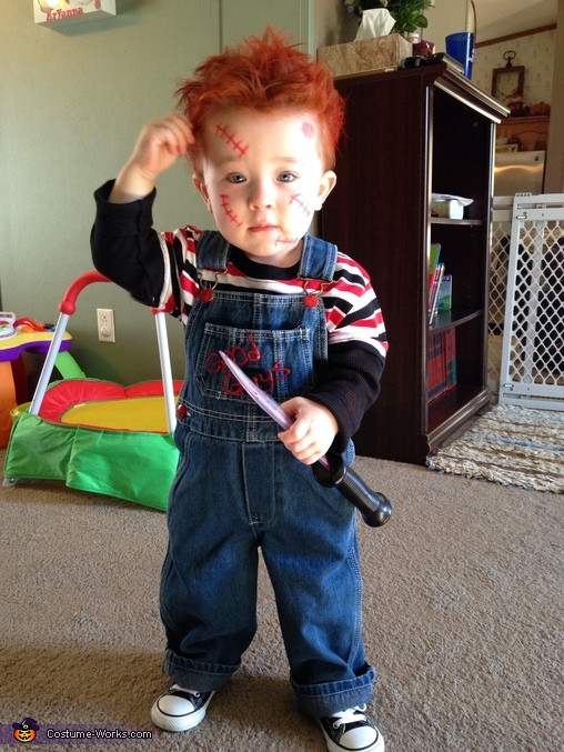 Best ideas about DIY Chucky Costume
. Save or Pin Homemade Chucky Costume for Babies Now.