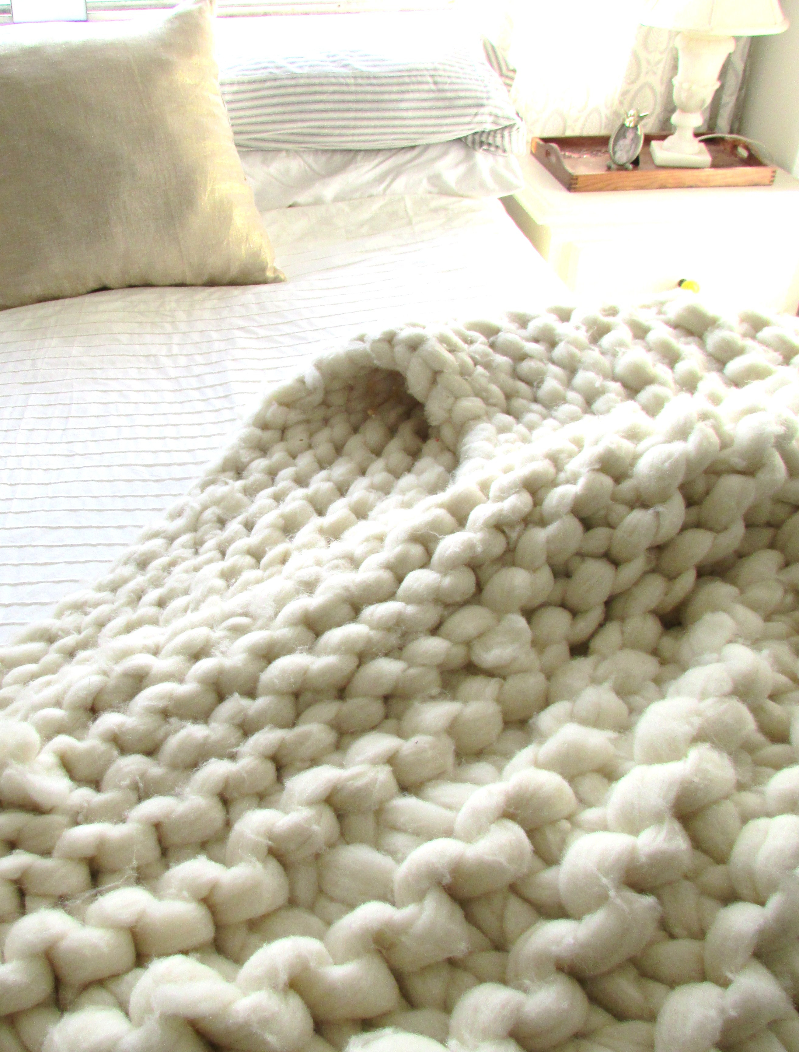 Best ideas about DIY Chunky Knit Blanket
. Save or Pin Chunky Knit Wool Blanket Francois et Moi Now.