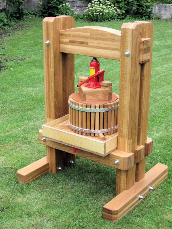 Best ideas about DIY Cider Press
. Save or Pin Homemade cider press powered by hydraulic jack Now.