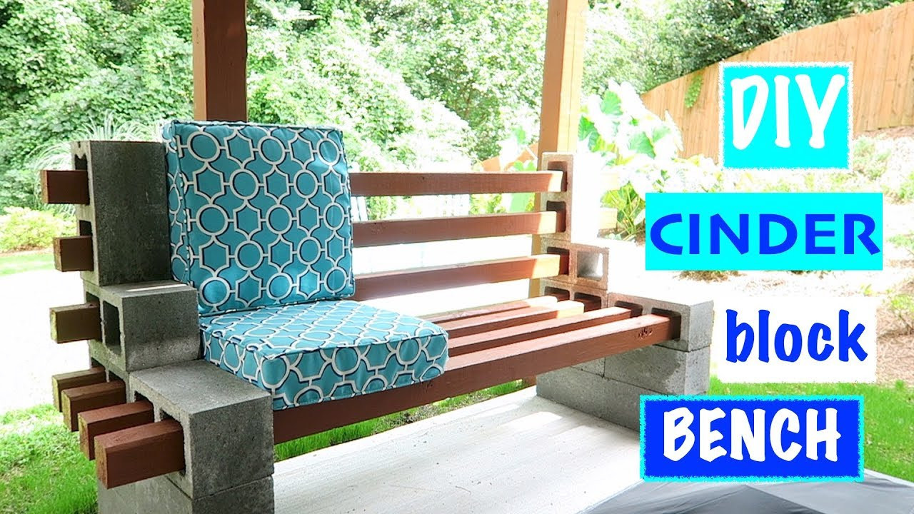 Best ideas about DIY Cinder Block Bench
. Save or Pin DIY‼️EASY URBAN CHIC CINDER BLOCK BENCH☀️ Now.