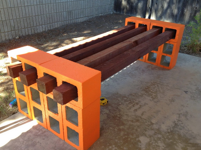 Best ideas about DIY Cinder Block Bench
. Save or Pin Simple DIY cinderblock bench Home Tweaks Now.