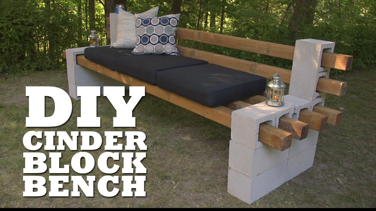 Best ideas about DIY Cinder Block Bench
. Save or Pin DIY Cinder Block Bench Now.