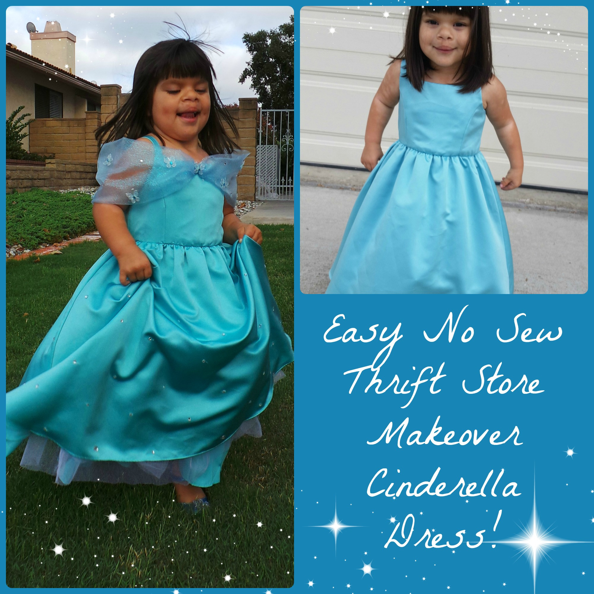Best ideas about DIY Cinderella Costume
. Save or Pin DIY Cinderella Dress DIY CInderella Costume No Sew Now.
