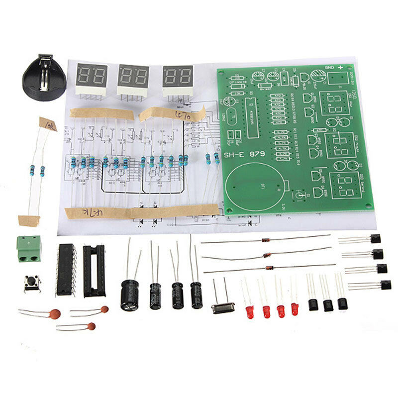 Best ideas about DIY Circuit Board
. Save or Pin DIY PCB Circuit Board 9V 12V AT89C2051 6 Digital LED Now.