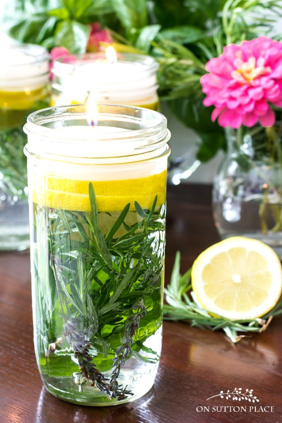 Best ideas about DIY Citronella Candles
. Save or Pin DIY Citronella Candles with Herbs Sutton Place Now.