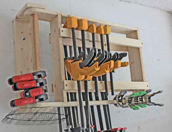 Best ideas about DIY Clamp Rack
. Save or Pin Simply Easy DIY DIY Clamp Rack Wall Mounted Swing Out Now.