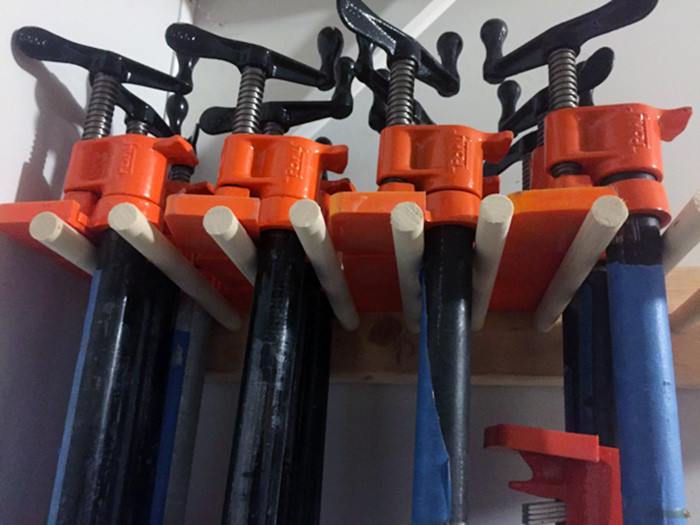 Best ideas about DIY Clamp Rack
. Save or Pin Make a Simple DIY Rack for Your Pipe Clamps Now.