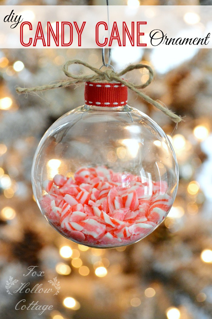 Best ideas about DIY Clear Christmas Ornaments
. Save or Pin Diy Clear Christmas Ornament Candy Canes in Glass Fox Now.