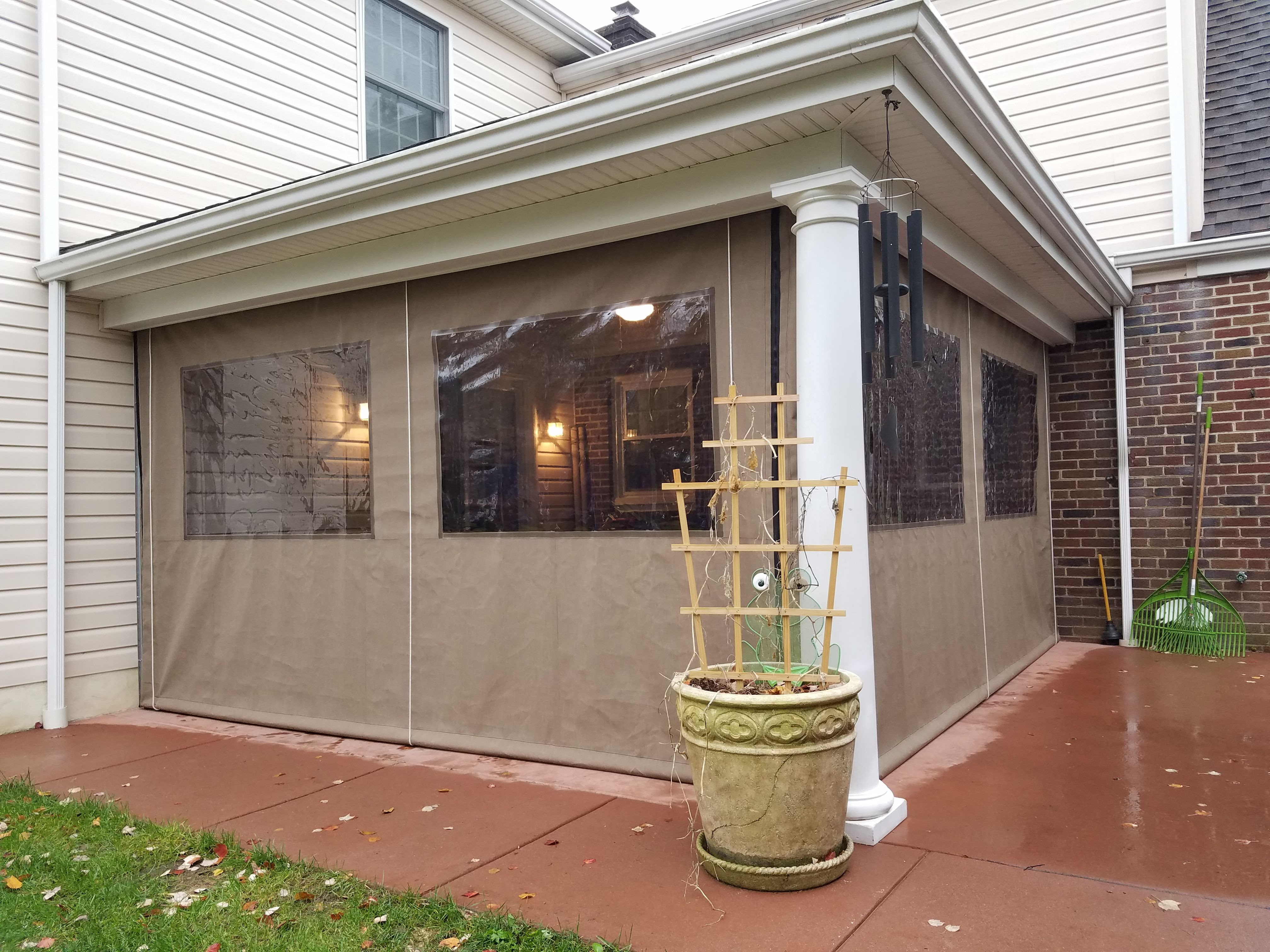 Best ideas about DIY Clear Vinyl Patio Enclosures
. Save or Pin Enclosure Clear Drop Curtains Now.