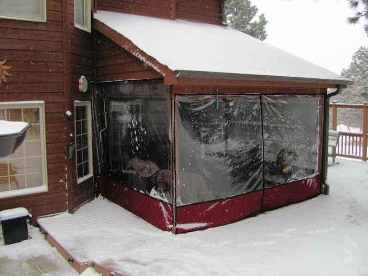 Best ideas about DIY Clear Vinyl Patio Enclosures
. Save or Pin Marine Vinyl to cover outside of porch for winter easy to Now.