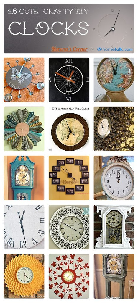 Best ideas about DIY Clock Ideas
. Save or Pin Creative DIY Clock Ideas on Hometalk Morena s Corner Now.