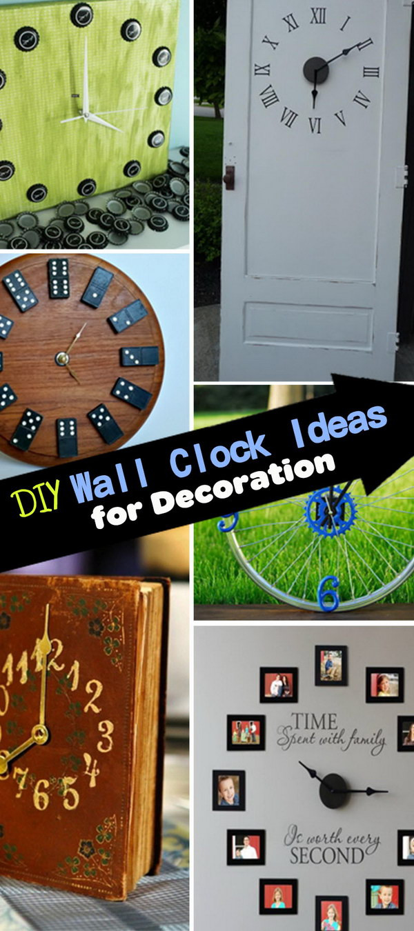 Best ideas about DIY Clock Ideas
. Save or Pin DIY Wall Clock Ideas for Decoration Hative Now.
