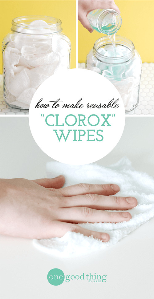 Best ideas about DIY Clorox Wipes
. Save or Pin Make Your Own Reusable Disinfecting Wipes e Good Thing Now.