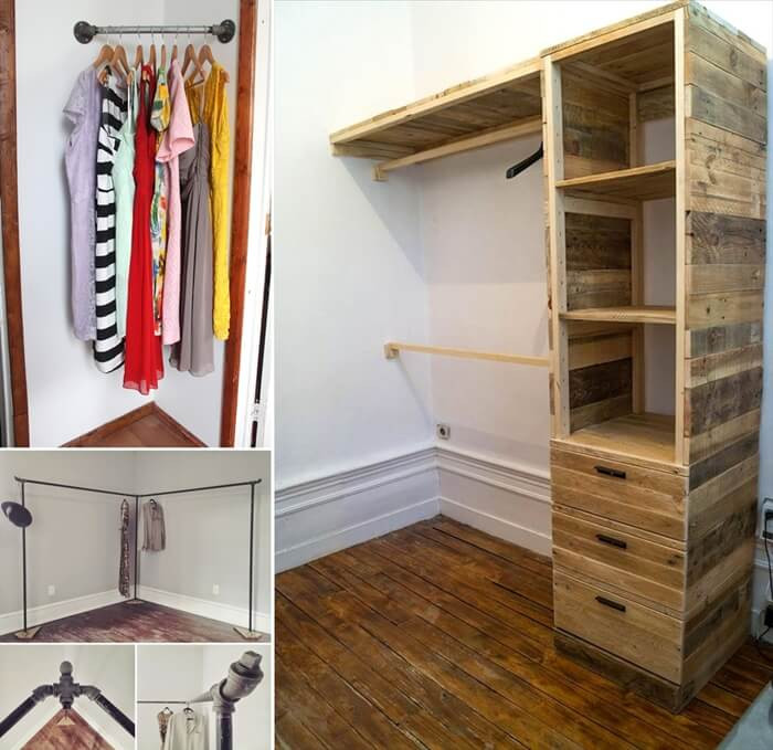 Best ideas about DIY Closet Ideas
. Save or Pin 10 Cool and Clever DIY Corner Closet Ideas Now.