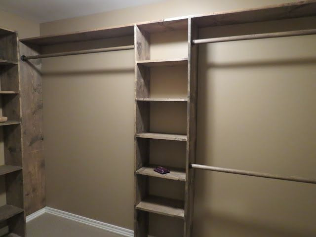 Best ideas about DIY Closet Plans
. Save or Pin DIY Walk in Closet Shelving would do this with plumbing Now.
