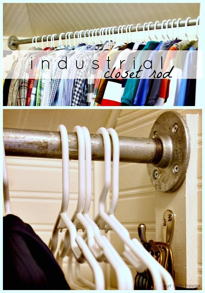 Best ideas about DIY Closet Rod
. Save or Pin diy industrial galvanized pipe closet rod Our Fifth House Now.