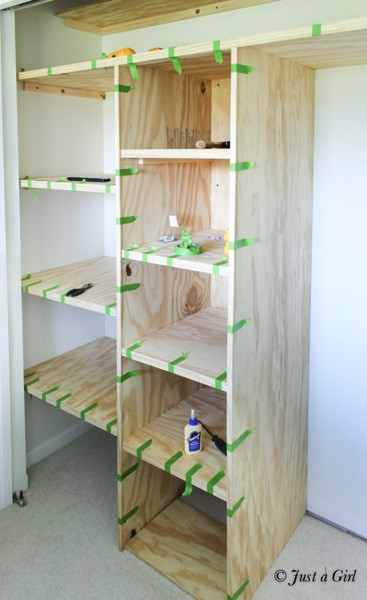Best ideas about DIY Closet Shelves
. Save or Pin DIY Custom Closet Just a Girl Blog Now.