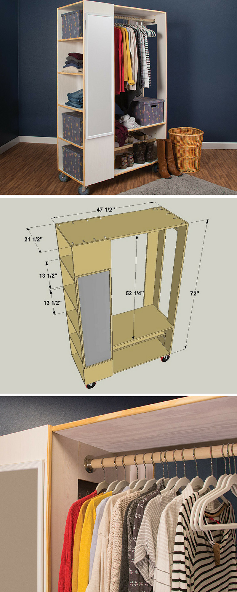 Best ideas about DIY Closet System
. Save or Pin How to Build a DIY Freestanding Closet System Now.
