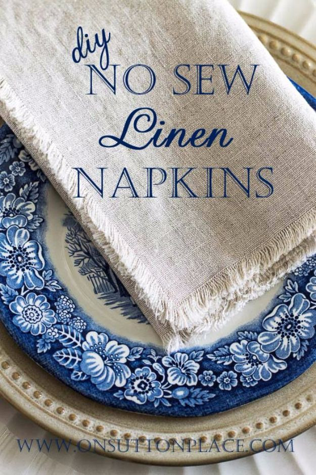 Best ideas about DIY Cloth Napkins
. Save or Pin 42 Cool Napkins and Placemats To Make Today Now.