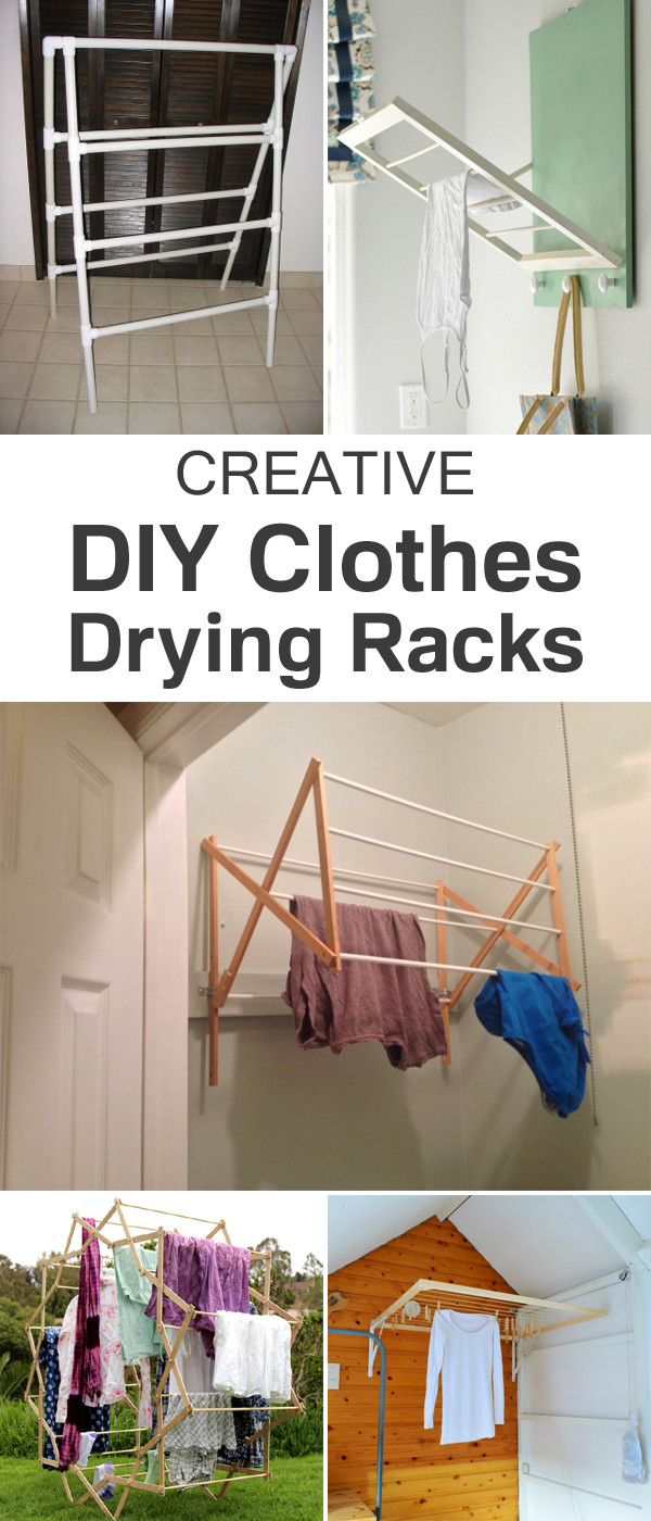 Best ideas about DIY Clothes Drying Rack
. Save or Pin Creative DIY Clothes Drying Racks Now.