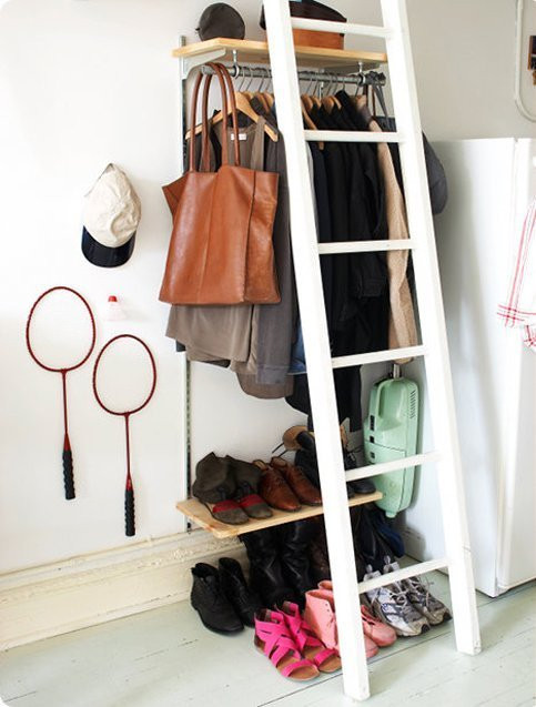 Best ideas about DIY Clothes Organizer
. Save or Pin DIY Clothing Storage Solutions For Small Spaces Now.