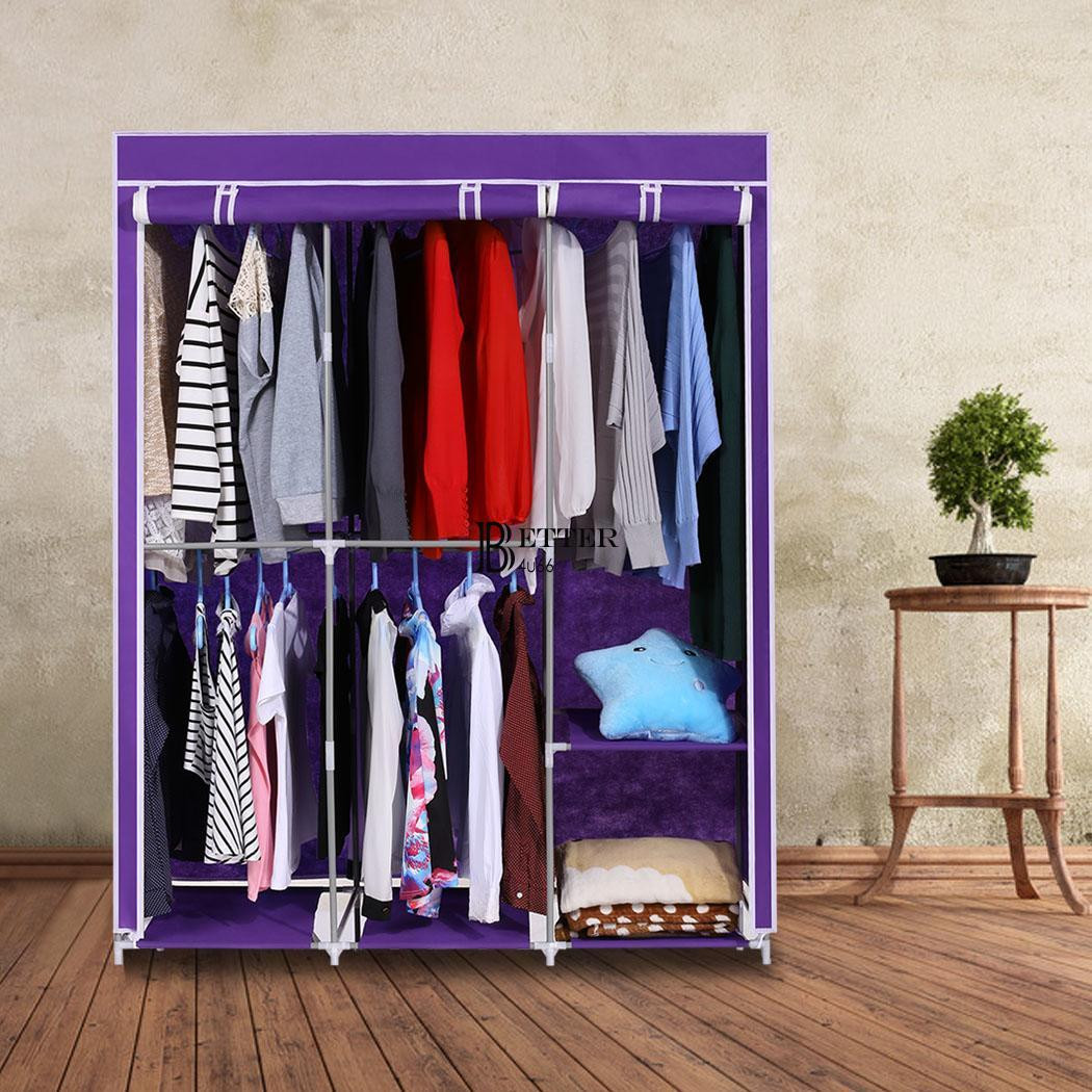 Best ideas about DIY Clothing Storage
. Save or Pin Portable Closet Storage Organizer Wardrobe Clothes Rack W Now.