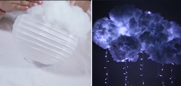 Best ideas about DIY Cloud Light
. Save or Pin She Uses Glue Gun And Cotton To Create This Beautiful Now.