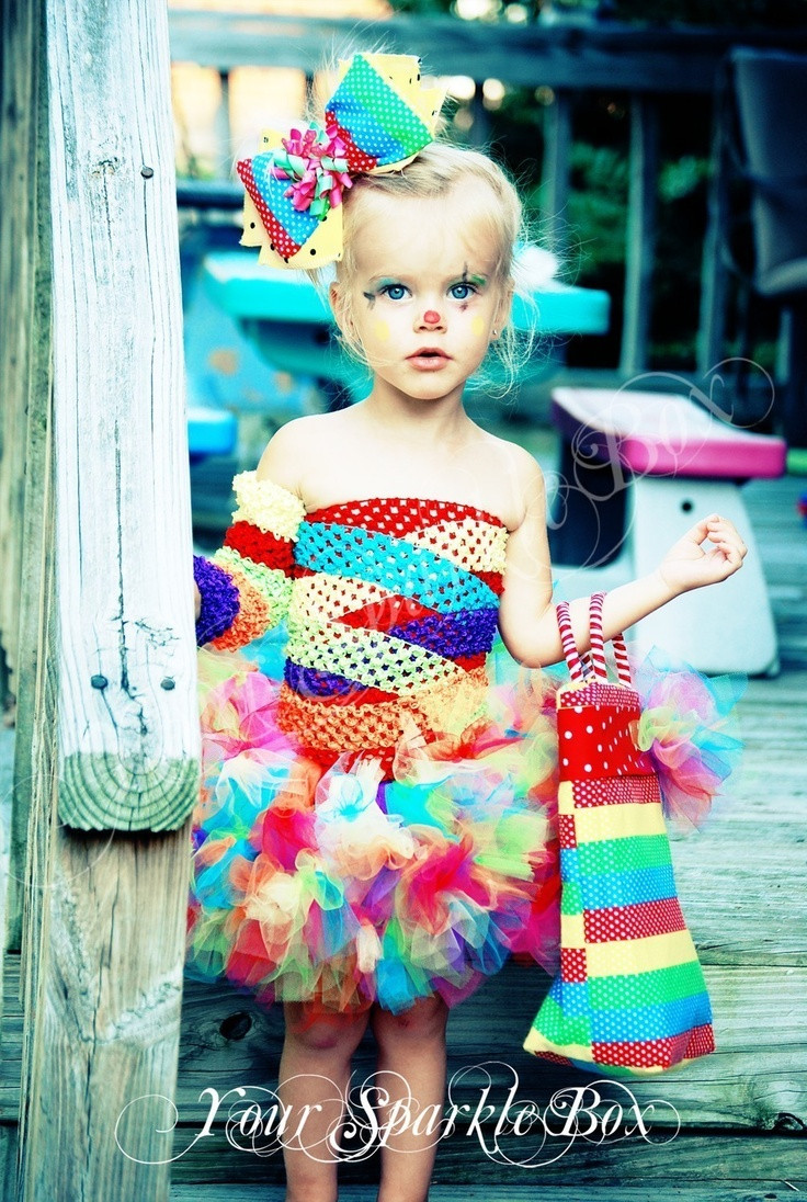 Best ideas about DIY Clown Costume
. Save or Pin Clown Costume Petti Tutu set plus legwarmers and bow via Now.