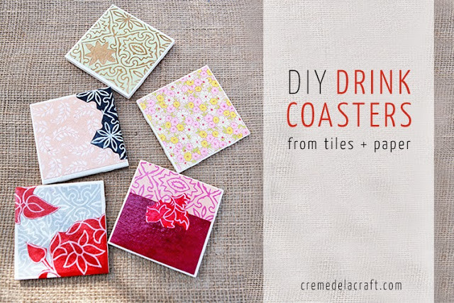 Best ideas about DIY Coaster Tiles
. Save or Pin DIY Drink Coasters from Tiles Paper Now.