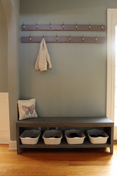 Best ideas about DIY Coat Rack Bench
. Save or Pin Dave Tells Us How to Build a Bench with Shoe Storage Now.