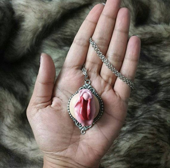Best ideas about DIY Cock Ring
. Save or Pin Hand painted Vagina Necklace Now.