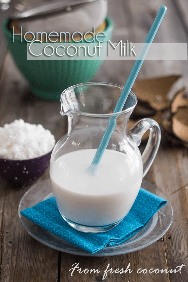 Best ideas about DIY Coconut Milk
. Save or Pin Homemade Coconut Milk from Fresh Coconut Now.