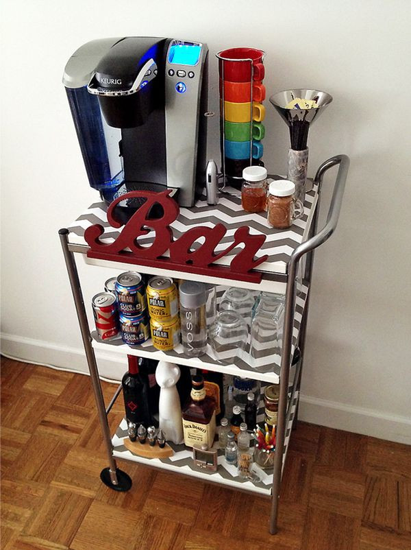 Best ideas about DIY Coffee Bar Plans
. Save or Pin 14 Inspiring DIY Bar Cart Designs And Makeovers Now.