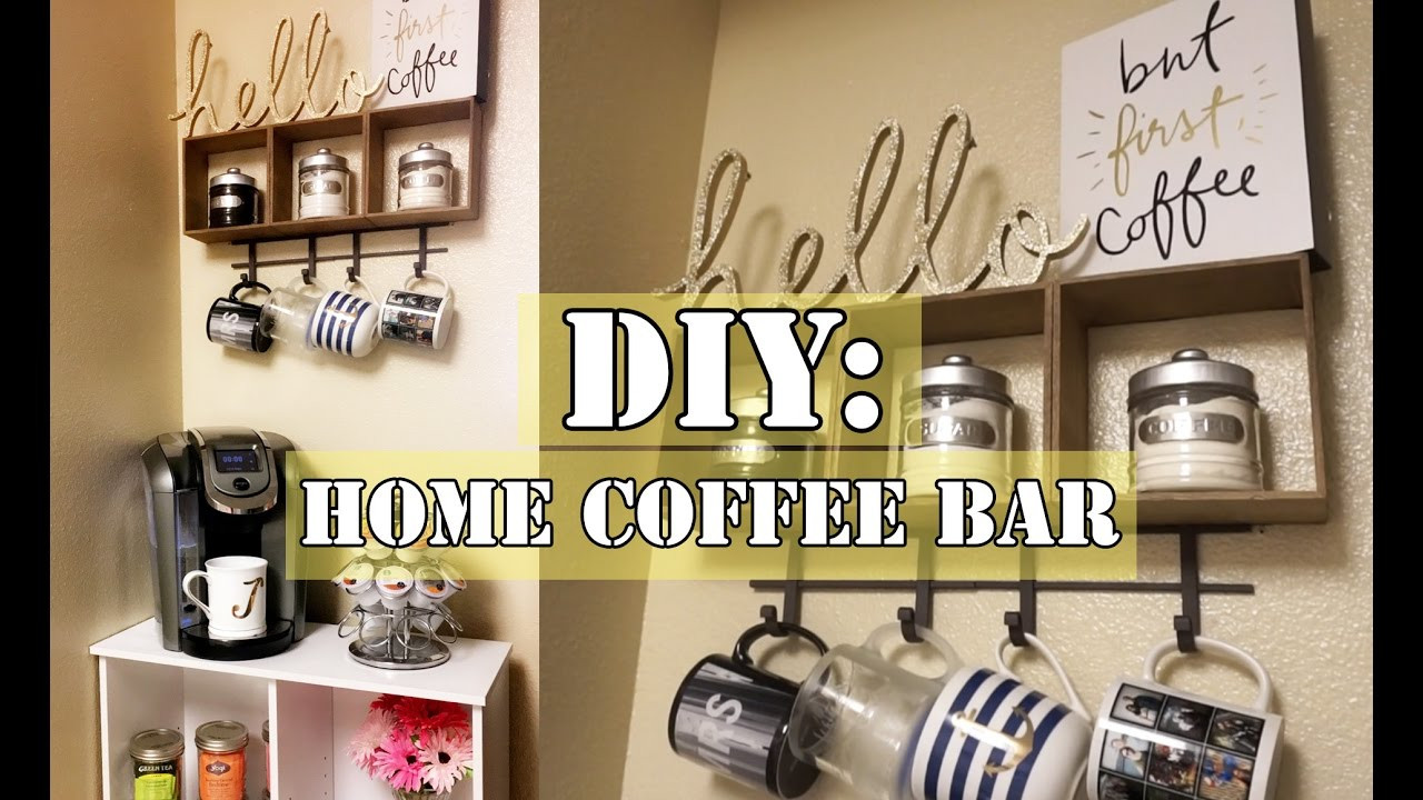 Best ideas about DIY Coffee Bar Plans
. Save or Pin DIY Coffee Bar under $100 Including Keurig & Cabinet Now.