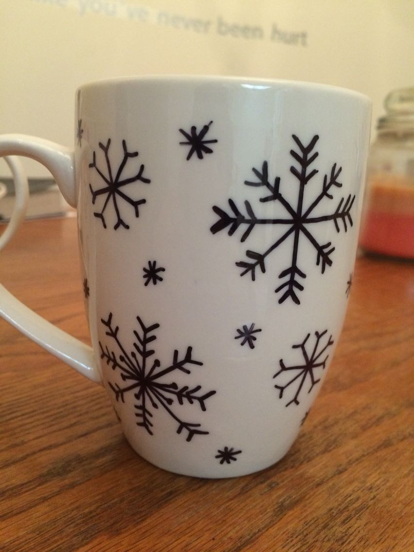 Best ideas about DIY Coffee Mug
. Save or Pin DIY sharpie snowflake coffee mug … Projects to try Now.