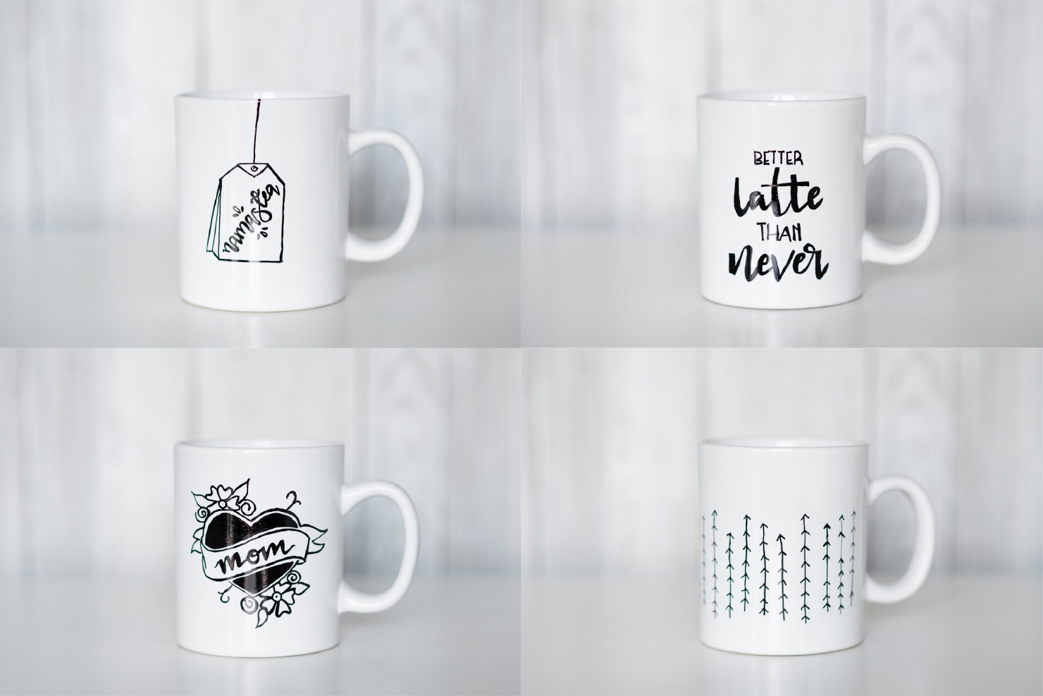 Best ideas about DIY Coffee Mug
. Save or Pin How To DIY Marker Mugs 7 Stencils For Every Occasion Now.