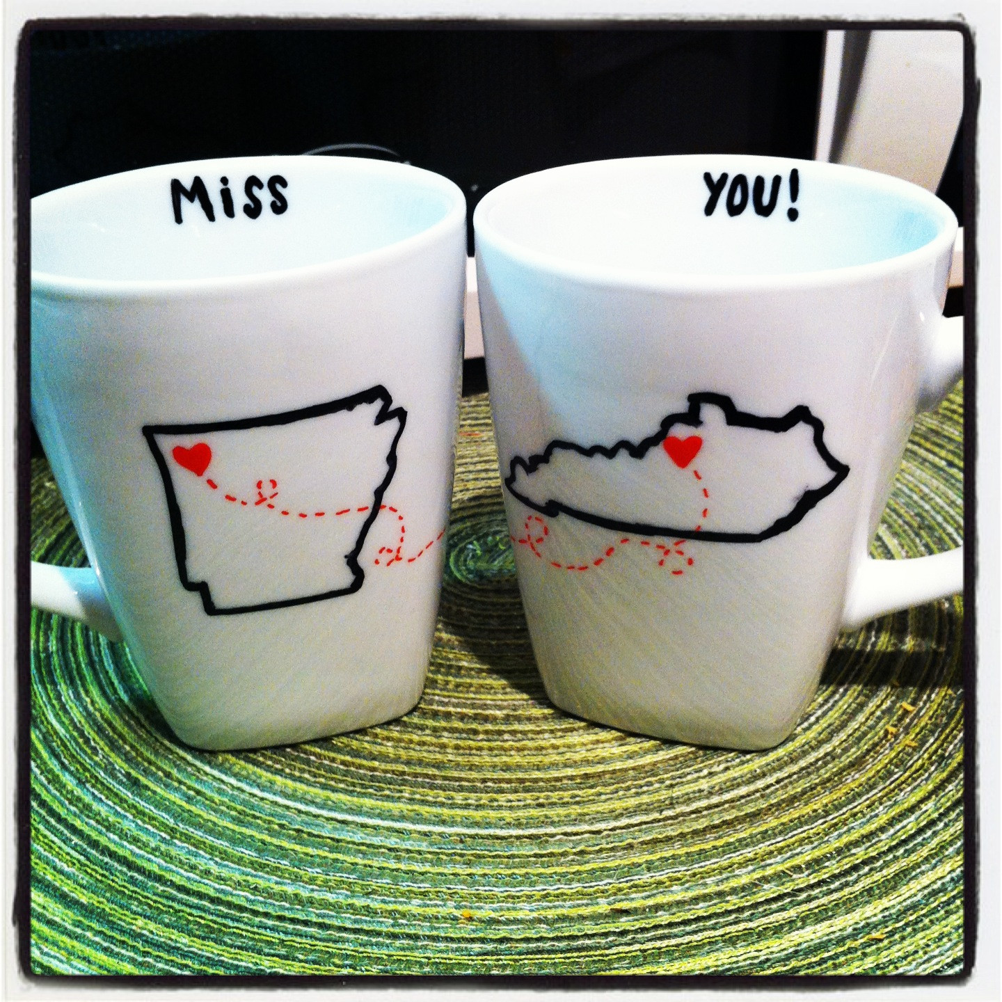 Best ideas about DIY Coffee Mugs
. Save or Pin Toby s Tails DIY State Coffee Mugs Now.