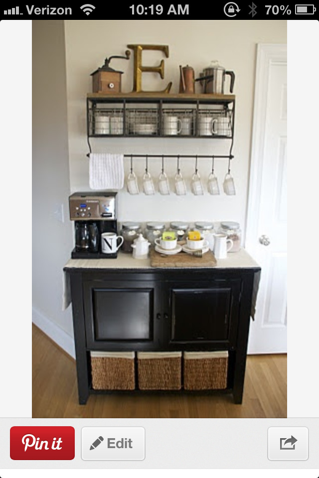 Best ideas about DIY Coffee Station
. Save or Pin DIY Coffee Station The Gypsy Dietitian Now.