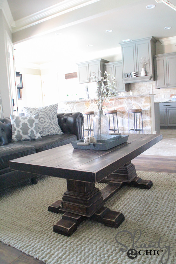 Best ideas about DIY Coffee Table Legs
. Save or Pin DIY Pedestal Coffee Table Shanty 2 Chic Now.