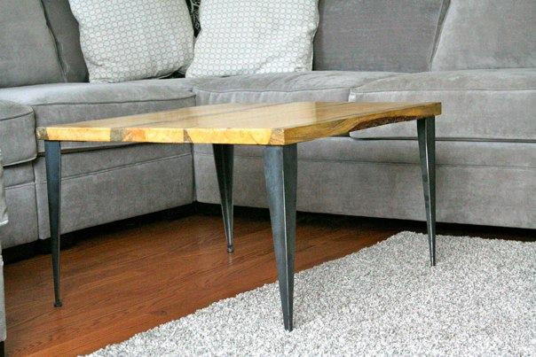 Best ideas about DIY Coffee Table Legs
. Save or Pin Matched Coffee Table End Table with Tapered Angle Iron Now.