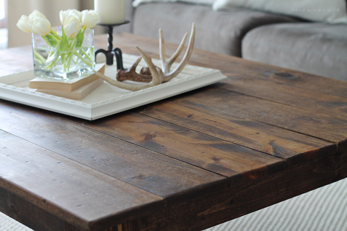 Best ideas about DIY Coffee Tables
. Save or Pin DIY Farmhouse Coffee Table Love Grows Wild Now.