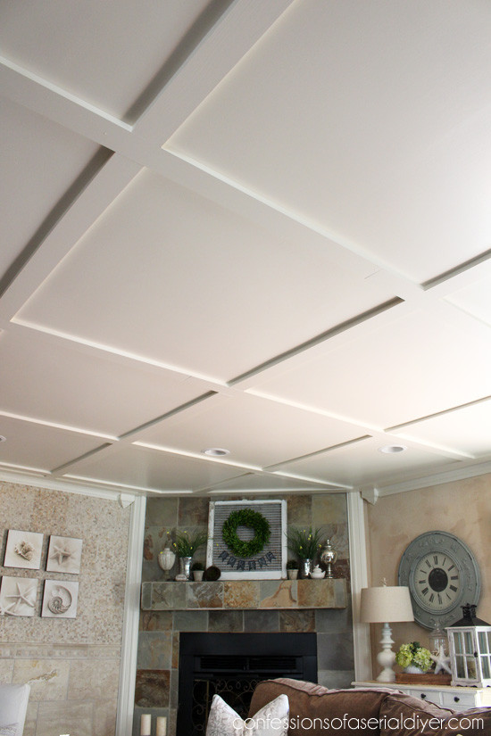Best ideas about DIY Coffered Ceiling
. Save or Pin Faux Coffered Ceiling Now.