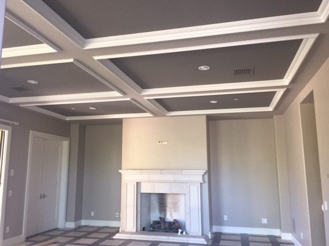Best ideas about DIY Coffered Ceiling
. Save or Pin DIY Coffered Ceiling Weekend Project Luster Custom Homes Now.